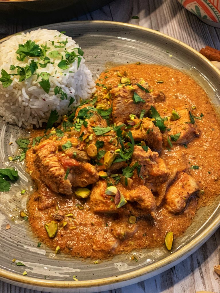 Pista nu murghi - Hühnchen-Curry mit Pistazien - foodish
